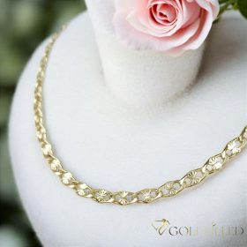   GOLDFILLED Υποαλλεργικό Κολιέ 50cm μακρύ és 4 mm φαρδύ χρώμα 14K