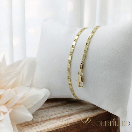 GOLDFILLED Υποαλλεργικό Κολιέ περισσότερα είδη σε μέγεθος 2 mm φαρδύ 14K χρώμα