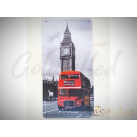   Διακοσμητικό Μεταλλική πινακίδα15x30cm