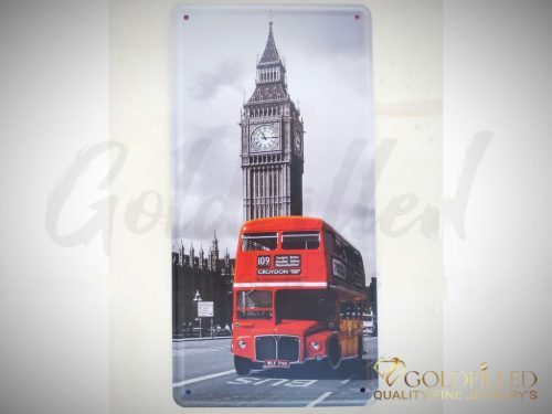 Διακοσμητικό Μεταλλική πινακίδα15x30cm