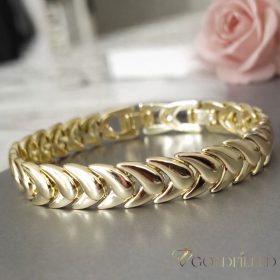   GOLDFILLED Υποαλλεργικό Βραχιόλι 19 cm/10mm 14K χρώματος
