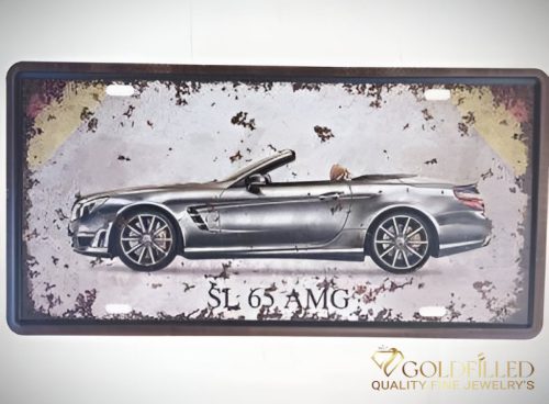 Διακοσμητικό Μεταλλική πινακίδα15x30cm