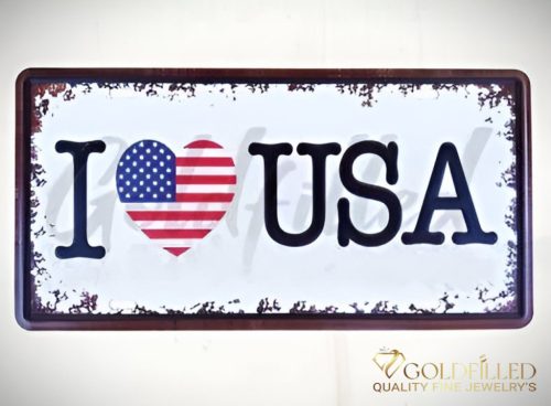 Διακοσμητικό Μεταλλική πινακίδα15x30cm