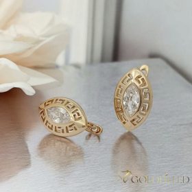   GOLDFILLED Υποαλλεργικό Σκουλαρίκια 20mm 18K χρώμα
