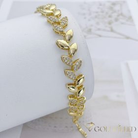   GOLDFILLED Υποαλλεργικό Βραχιόλι 19 cm/14mm 14K χρώματος