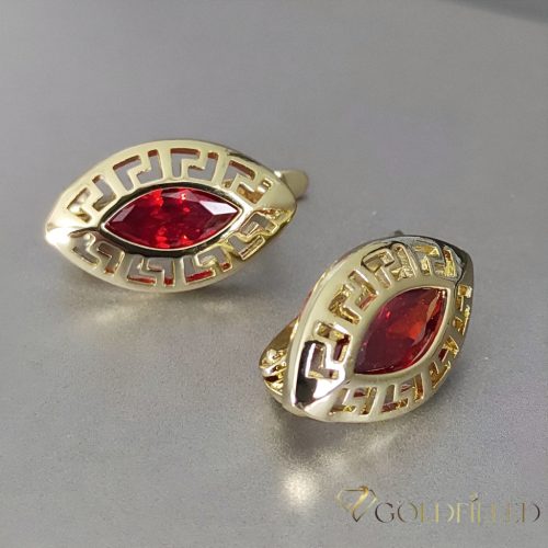 GOLDFILLED Υποαλλεργικό Σκουλαρίκια 20 mm 14K χρώμα