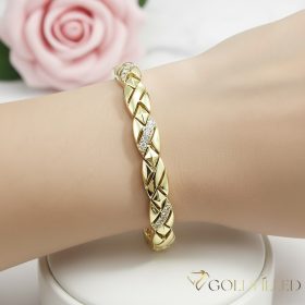   GOLDFILLED Υποαλλεργικό Βραχιόλι 19 cm/7mm 14K χρώματος