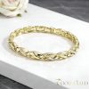 GOLDFILLED Υποαλλεργικό Βραχιόλι 19 cm/7mm 14K χρώματος
