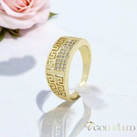   "GOLDFILLED" Υποαλλεργικό Δαχτυλίδι, διαφορετικά σε μεγέθη 14K χρώματος