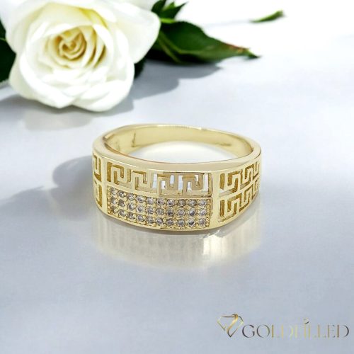 "GOLDFILLED" Υποαλλεργικό Δαχτυλίδι, διαφορετικά σε μεγέθη 14K χρώματος