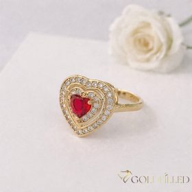   "GOLDFILLED" Υποαλλεργικό Δαχτυλίδι, διαφορετικά σε μεγέθη 18K χρώματος