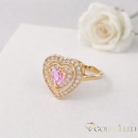   "GOLDFILLED" Υποαλλεργικό Δαχτυλίδι, διαφορετικά σε μεγέθη 18K χρώματος