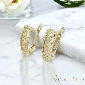   GOLDFILLED Υποαλλεργικό Σκουλαρίκια 20 mm 14K χρώμα