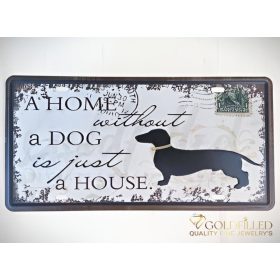   Διακοσμητικό Μεταλλική πινακίδα15x30cm