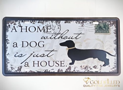 Διακοσμητικό Μεταλλική πινακίδα15x30cm