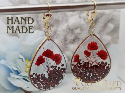 Υποαλλεργικό Κρεμαστά Σκουλαρίκια 60mm 14K χρώμα