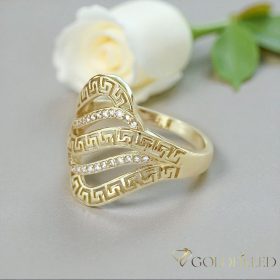   "GOLDFILLED" Υποαλλεργικό Δαχτυλίδι, διαφορετικά σε μεγέθη 14K χρώματος