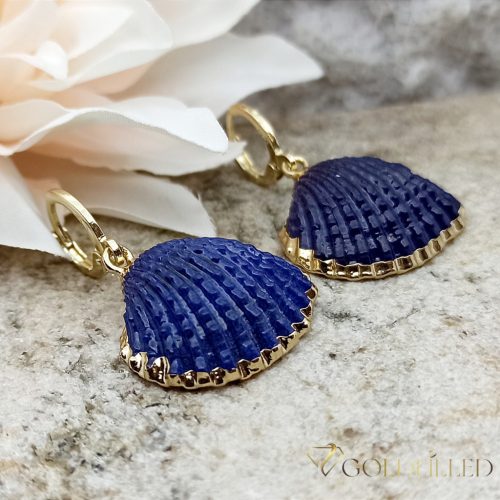 GOLDFILLED Υποαλλεργικό Σκουλαρίκια 25mm 14K χρώμα