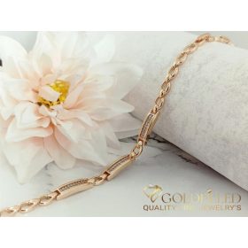   GOLDFILLED Υποαλλεργικό Βραχιόλι 19/6mm 18K χρώματος