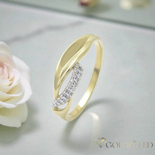 "GOLDFILLED" Υποαλλεργικό Δαχτυλίδι, διαφορετικά σε μεγέθη 14K χρώματος