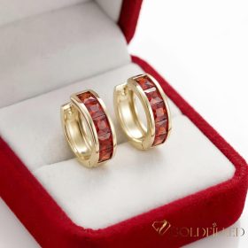   GOLDFILLED Υποαλλεργικό Σκουλαρίκια 19mm 14K χρώμα