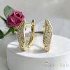 GOLDFILLED Υποαλλεργικό Σκουλαρίκια 16mm 14K χρώμα