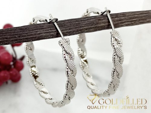 GOLDFILLED Υποαλλεργικό Σκουλαρίκια 40mm