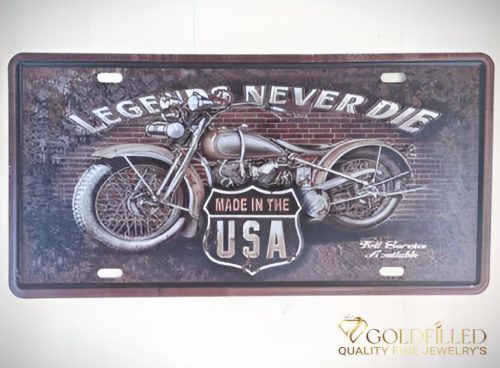 Διακοσμητικό Μεταλλική πινακίδα15x30cm