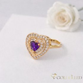   "GOLDFILLED" Υποαλλεργικό Δαχτυλίδι, διαφορετικά σε μεγέθη 18K χρώματος