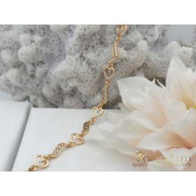   GOLDFILLED Υποαλλεργικό Βραχιόλι 19cm /6mm 18K