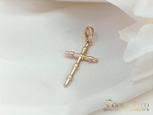 GOLDFILLED Υποαλλεργικό Μενταγιόν 28 mm 18K χρώμα