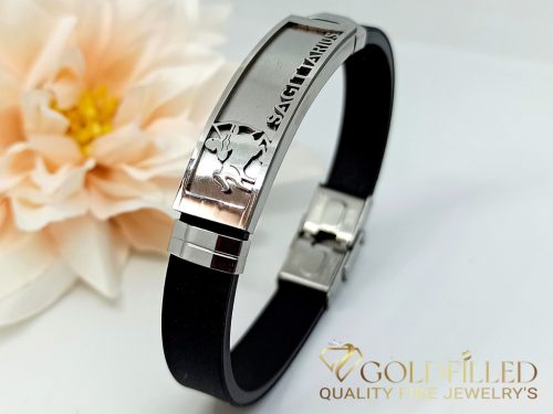 ζώδιο Βραχιόλι Ανοξείδωτο από ατσάλι