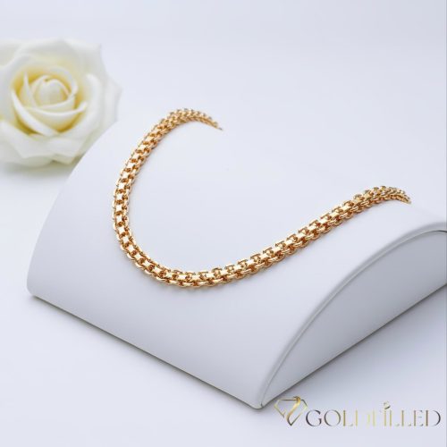 GOLDFILLED Υποαλλεργικό "Bismarck" Κολιέ 50cm/4mm 18K χρώμα