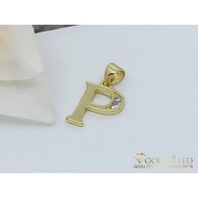   GOLDFILLED Υποαλλεργικό Μενταγιόν 23 mm 14K χρώμα