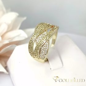   "GOLDFILLED" Υποαλλεργικό Δαχτυλίδι, διαφορετικά σε μεγέθη 14K χρώματος