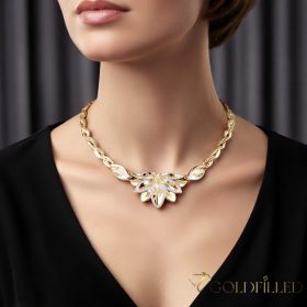   GOLDFILLED Υποαλλεργικό Περιδέραιο 50 cm/7,2 mm 14K πολύχρωμο χρώμα