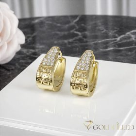   GOLDFILLED Υποαλλεργικό Σκουλαρίκια 25 mm 14K χρώμα