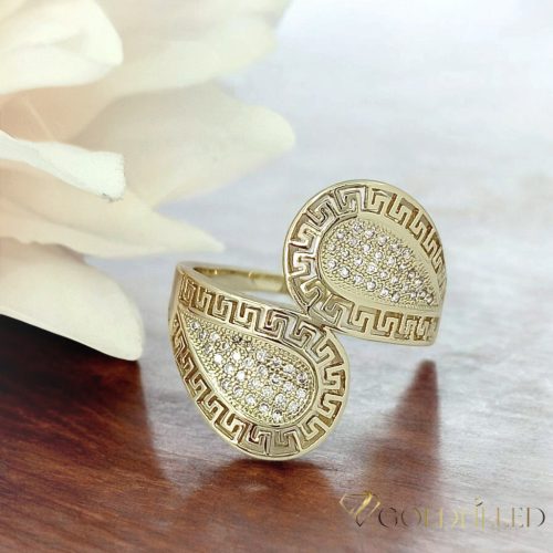 "GOLDFILLED" Υποαλλεργικό Δαχτυλίδι, διαφορετικά σε μεγέθη 14K χρώματος