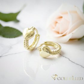   GOLDFILLED Υποαλλεργικό Σκουλαρίκια 14mm 14K χρώμα
