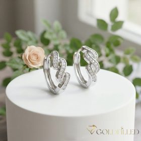   GOLDFILLED Υποαλλεργικό Σκουλαρίκια 16mm