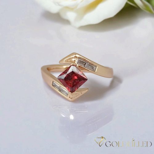 "GOLDFILLED" Υποαλλεργικό Δαχτυλίδι, διαφορετικά σε μεγέθη 18K χρώματος