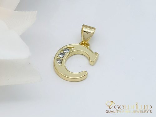 GOLDFILLED Υποαλλεργικό Μενταγιόν 23 mm 14K χρώμα