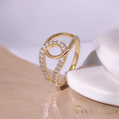 "GOLDFILLED" Υποαλλεργικό Δαχτυλίδι, διαφορετικά σε μεγέθη 18K χρώματος