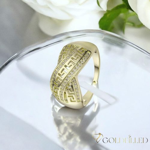 "GOLDFILLED" Υποαλλεργικό Δαχτυλίδι, διαφορετικά σε μεγέθη 14K χρώματος