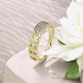   "GOLDFILLED" Υποαλλεργικό Δαχτυλίδι, διαφορετικά σε μεγέθη 14K χρώματος