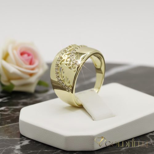 "GOLDFILLED" Υποαλλεργικό Δαχτυλίδι, διαφορετικά σε μεγέθη 14K χρώματος