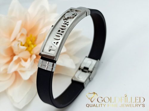 ζώδιο Βραχιόλι Ανοξείδωτο από ατσάλι