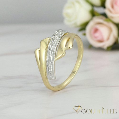 "GOLDFILLED" Υποαλλεργικό Δαχτυλίδι, διαφορετικά σε μεγέθη 14K χρώματος