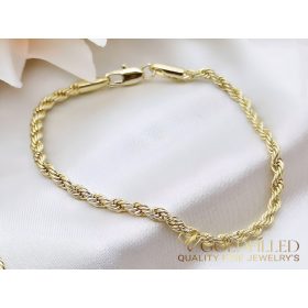   GOLDFILLED Υποαλλεργικό Βραχιόλι 19 cm /3mm 14K χρώματος