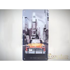   Διακοσμητικό Μεταλλική πινακίδα15x30cm